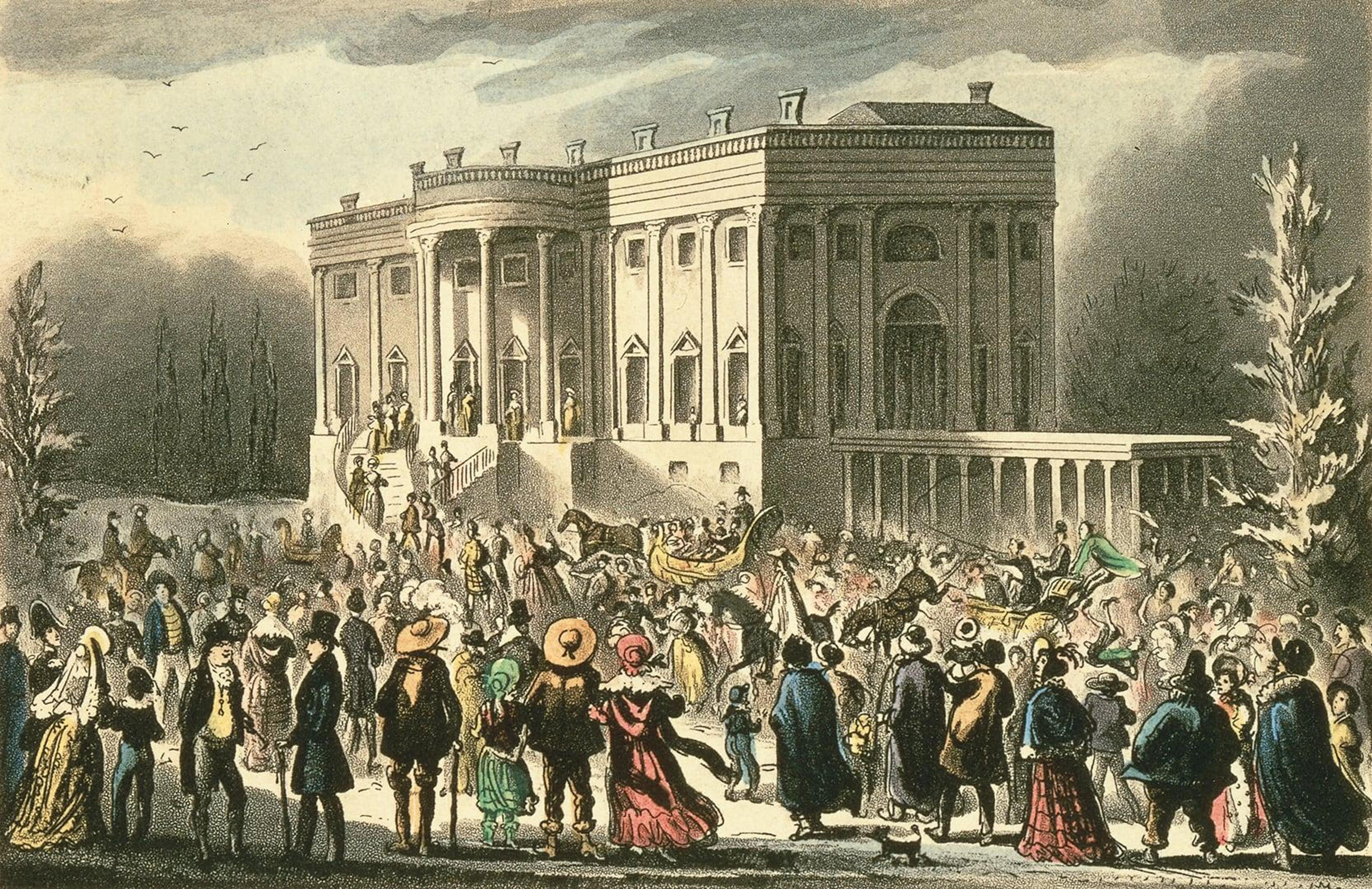 1130 mas 1840 levee or large group outside white house whha