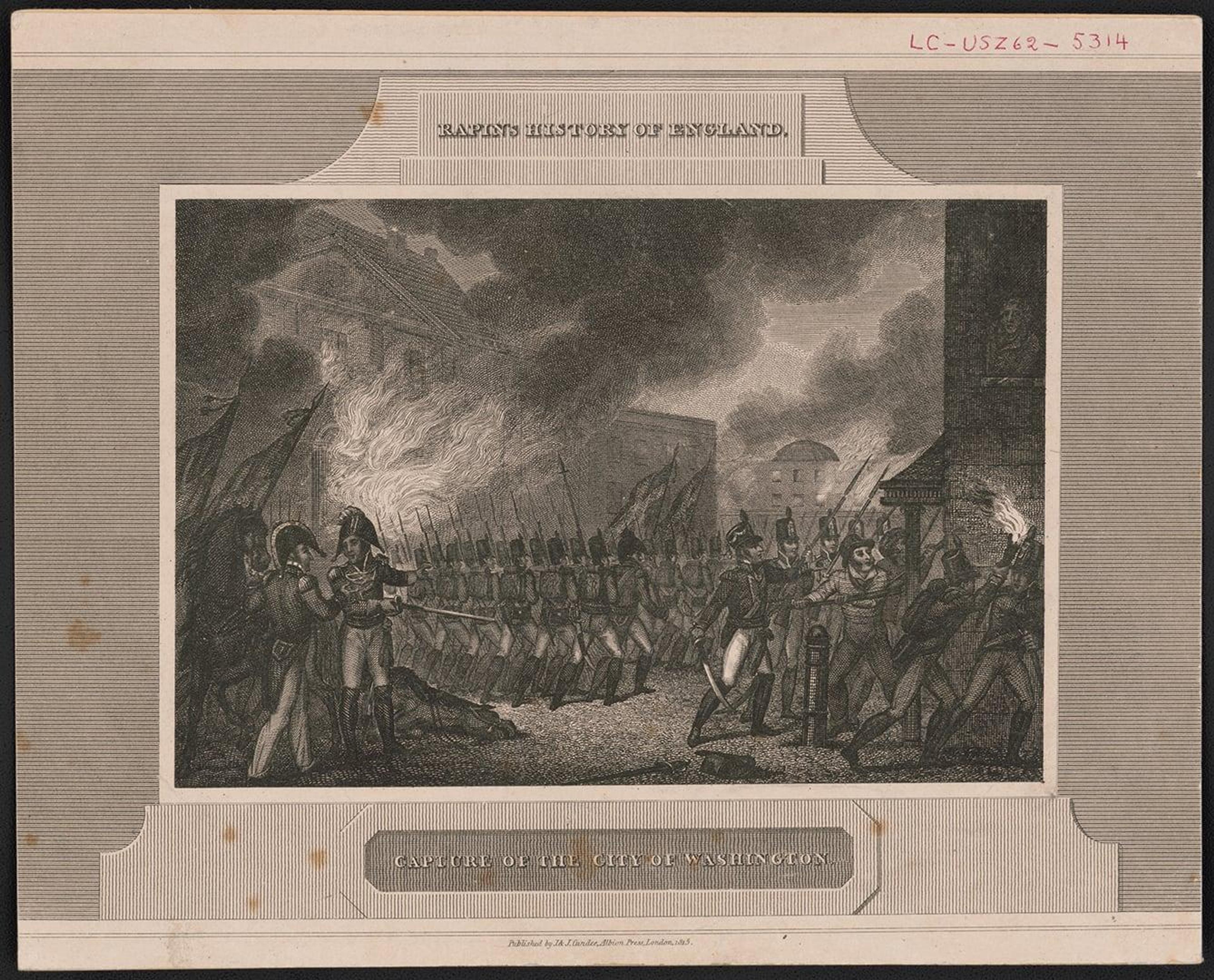 1182 mas 1815 capture of the city of washington whha