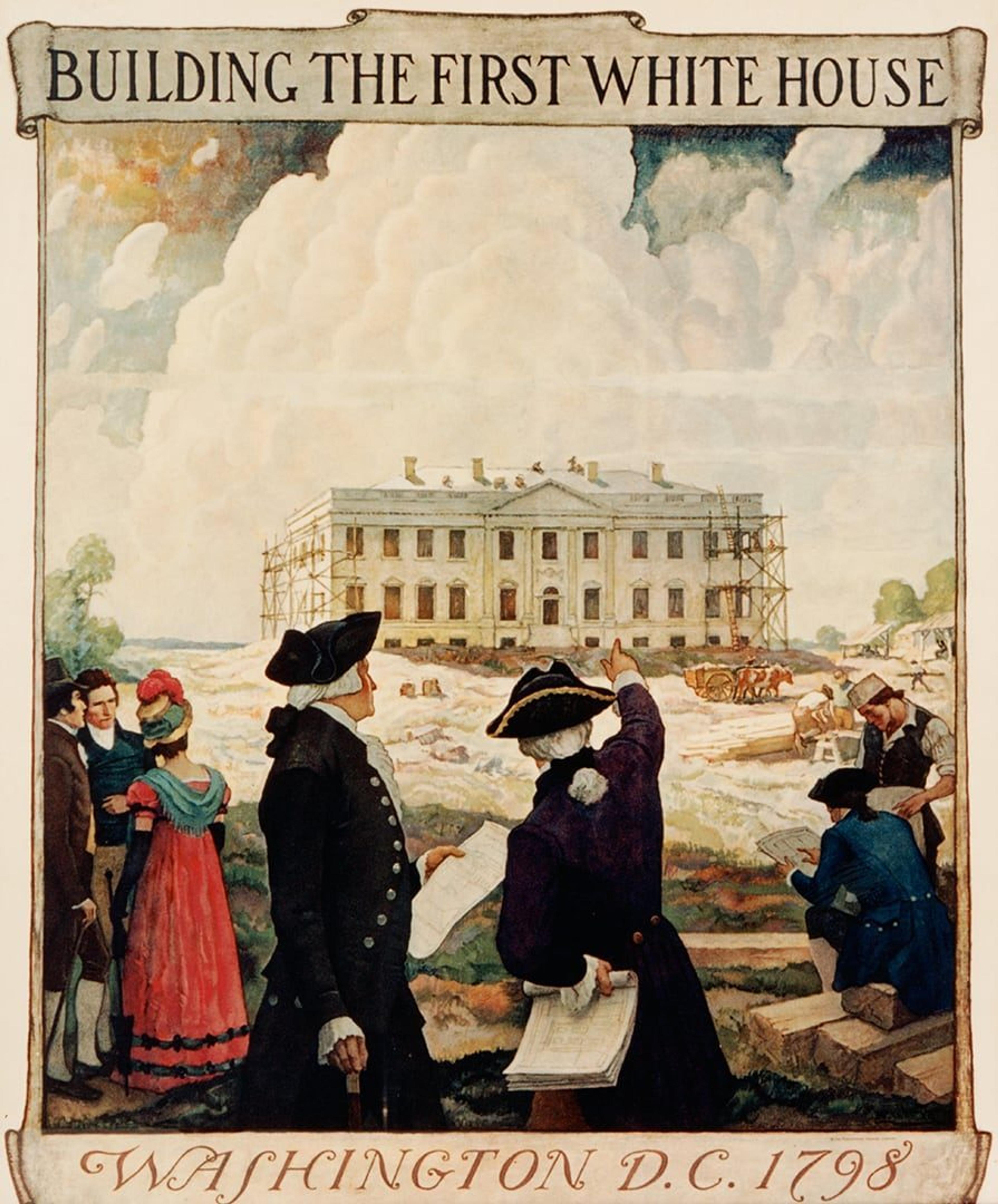 1356 mas 1900s ca george washington with james hoban whha