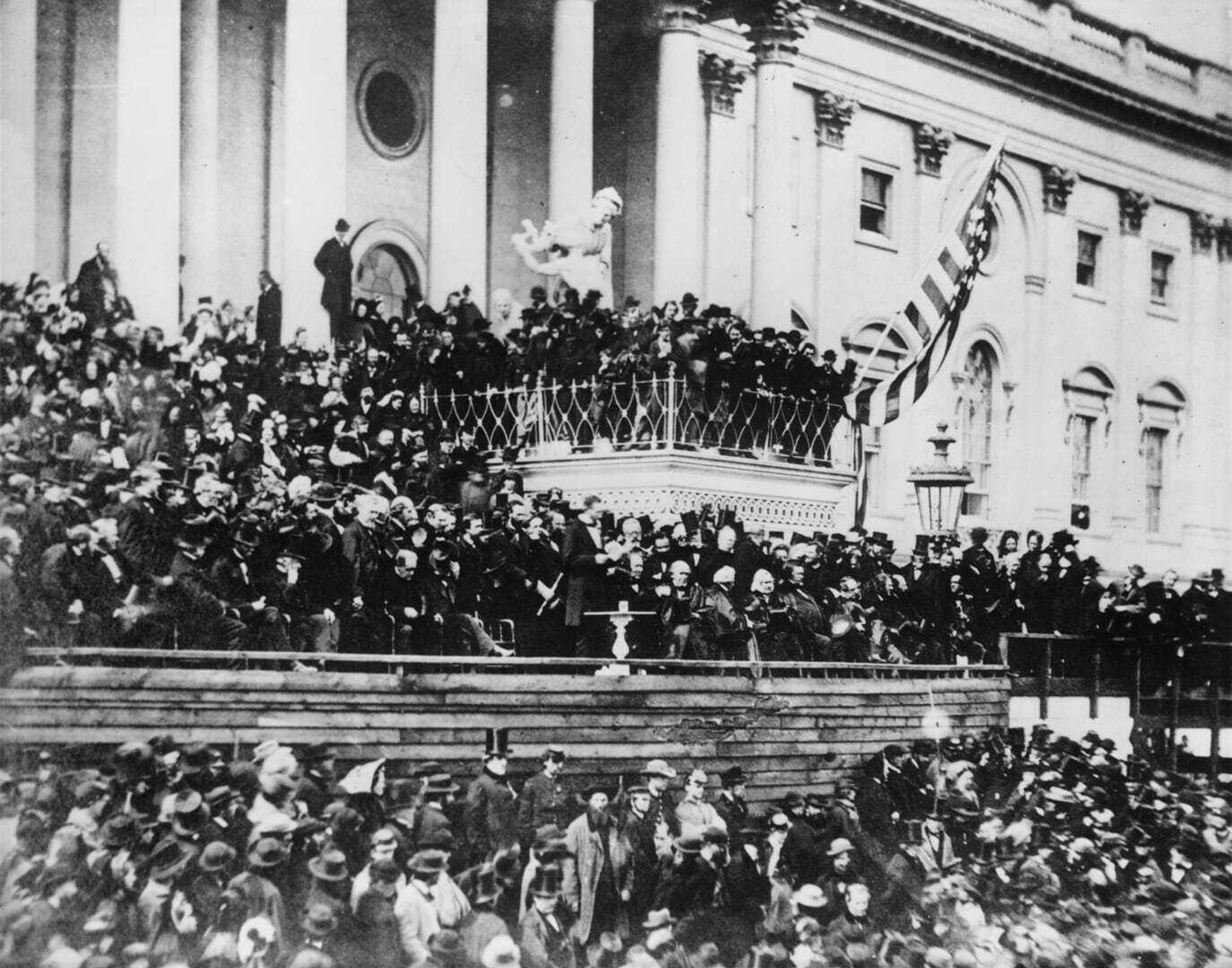 4407 mas 1865 lincoln delivering second inaugural address loc crop